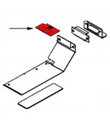 TARGHETTA ADESIVA SU MEDIA CLAMP DX - 1000003650 