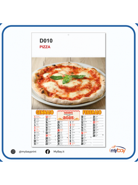 Calendario Illustrato - Pizza