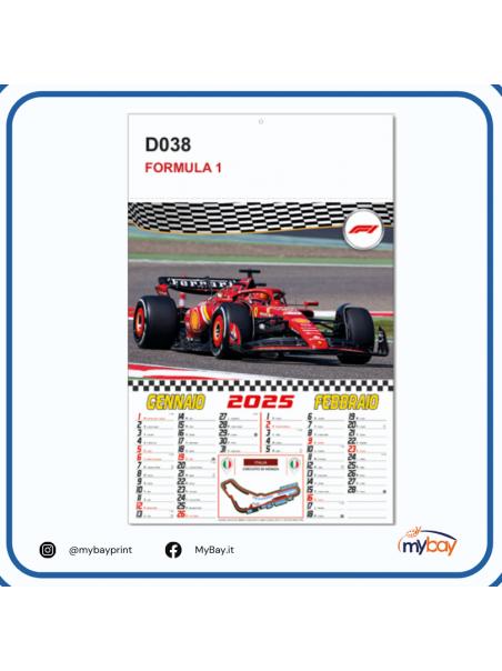 Calendario Illustrato Formula 1