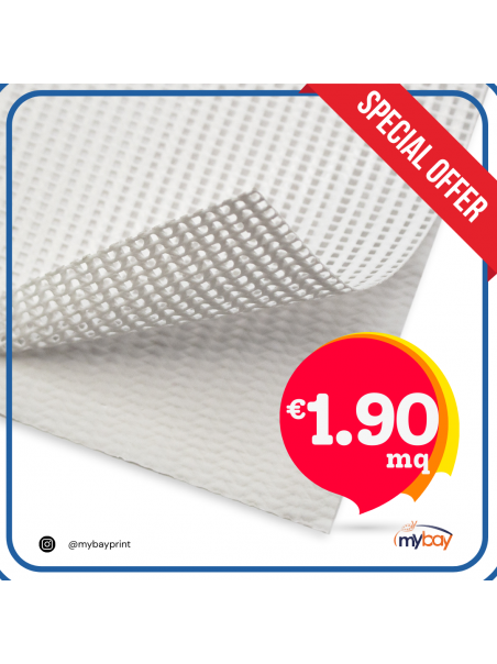 Rete Mesh 210gr – Bobina 50m, Altezza 110cm | Banner Antivento