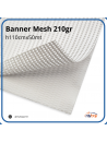 Rete Mesh 210gr – Bobina 50m, Altezza 110cm | Banner Antivento