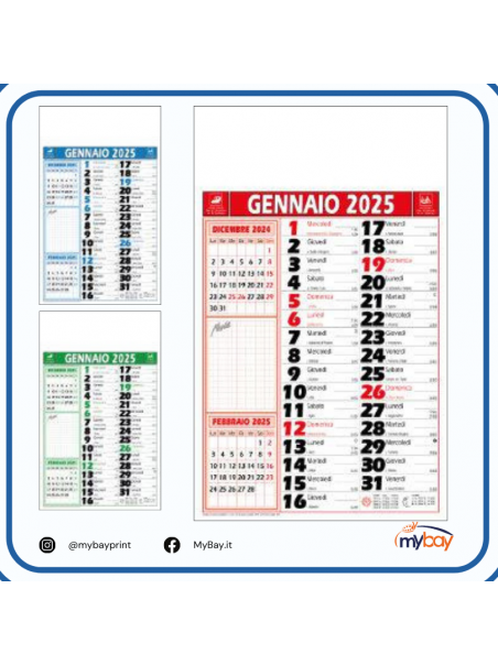 Calendario Olandese Note