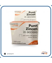 Punti Zincati Scatto 23/15 per Spillatrice