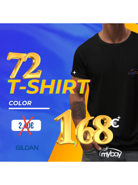 tshirt colorate 72 pezzi a soli €1,68 cad